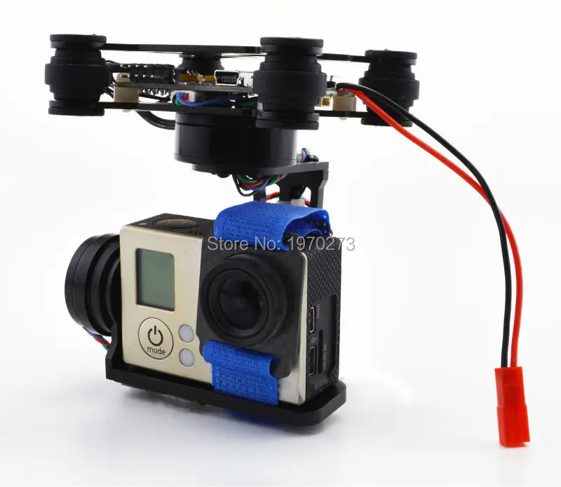  3 Axis Brushless Gimbal Camera Mount w/ black 2204 260kv 2805 140kv Motor Storm32 Gimbal Controller