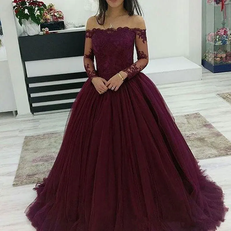 

New arrival lace Evening Dresse Formal Party Gown 2019 vestido noiva sereia lace-up A-LINE prom party robe de soiree