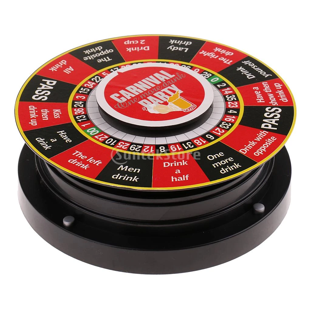 Electric Turntable Roulette Drinking Game Spinning Wheel for Bar KTV  Party|Bingo| - AliExpress