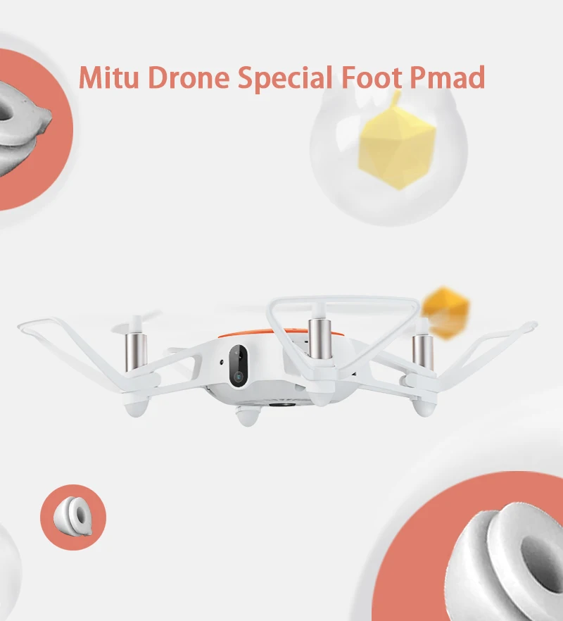 Xiaomi MITU Мини RC камера Дрон резиновые ножки для Xiaomi MITU RC камера Дрон Квадрокоптер запчасти посадочные коврики FSXMMitu-006