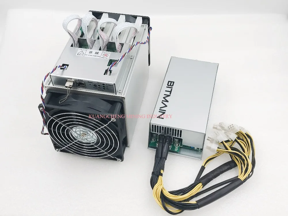 KUANGCHENG Lyra2REv2 ASIC шахтер Zig Z1 6,8 г с bitmain APW3 + + Мощность питания прибыль выше, чем Antminer Z9 мини, WhatsMiner M3