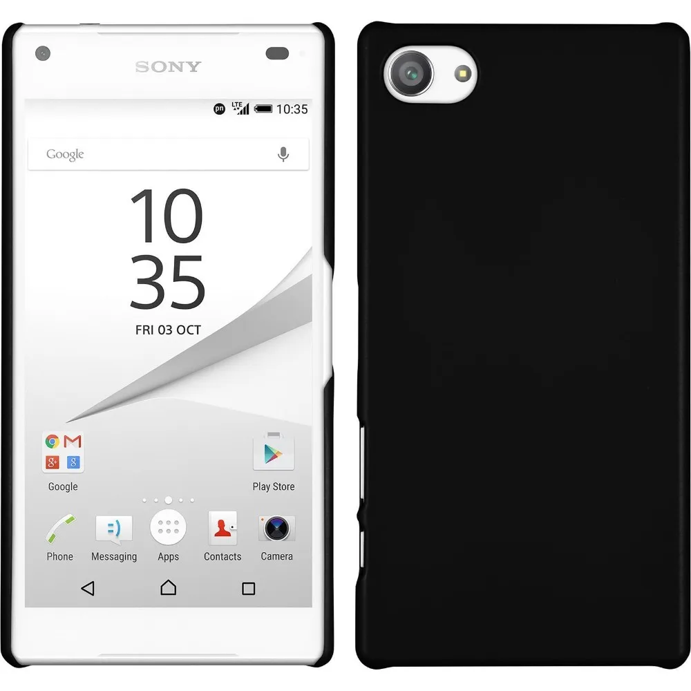 Гладкий прорезиненный чехол, Матовый Жесткий чехол для sony Xperia XP XA Compact M2 M4 M5 E5 X Performance C5 C4 E3 Z1 Z2 Z3 Z Z5