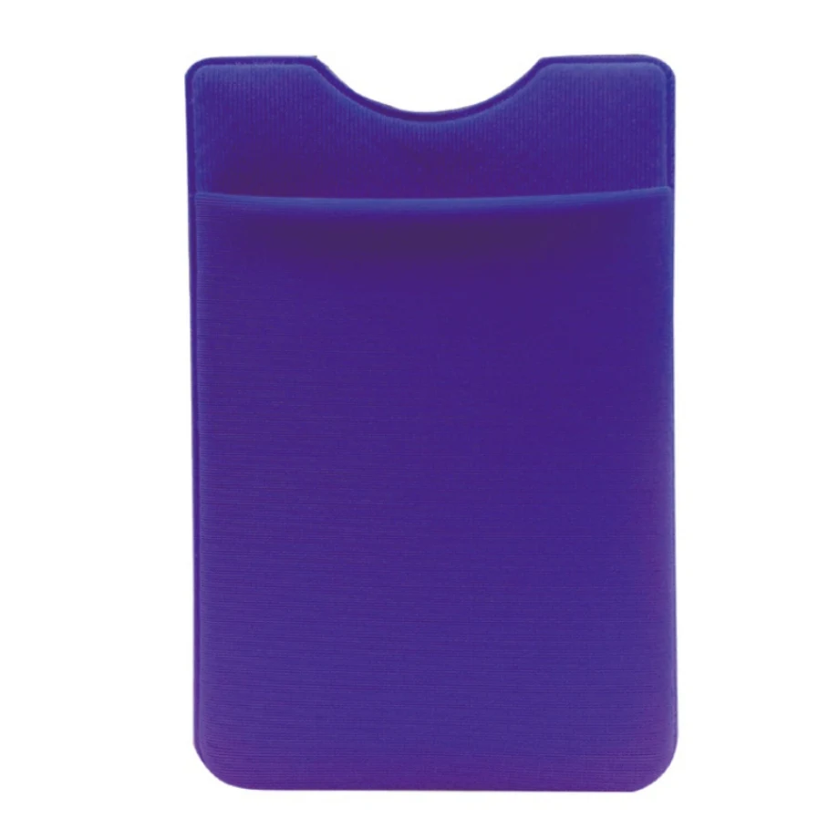 Модный Эластичный лайкровый клей для сотового телефона ID кредитный держатель для карт женский стикер Карманный Кошелек Чехол Держатель для карт# K - Цвет: 04 Blue