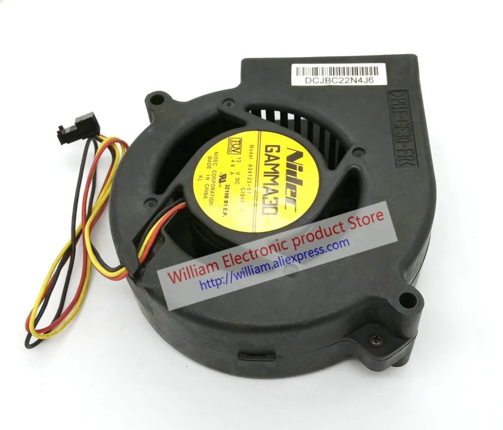 Оригинальный NIDEC GAMMA30 A34123 57 97x33 мм DC12V 0.46A 3 линии для WS C2960 C3550 переключатель ступицы