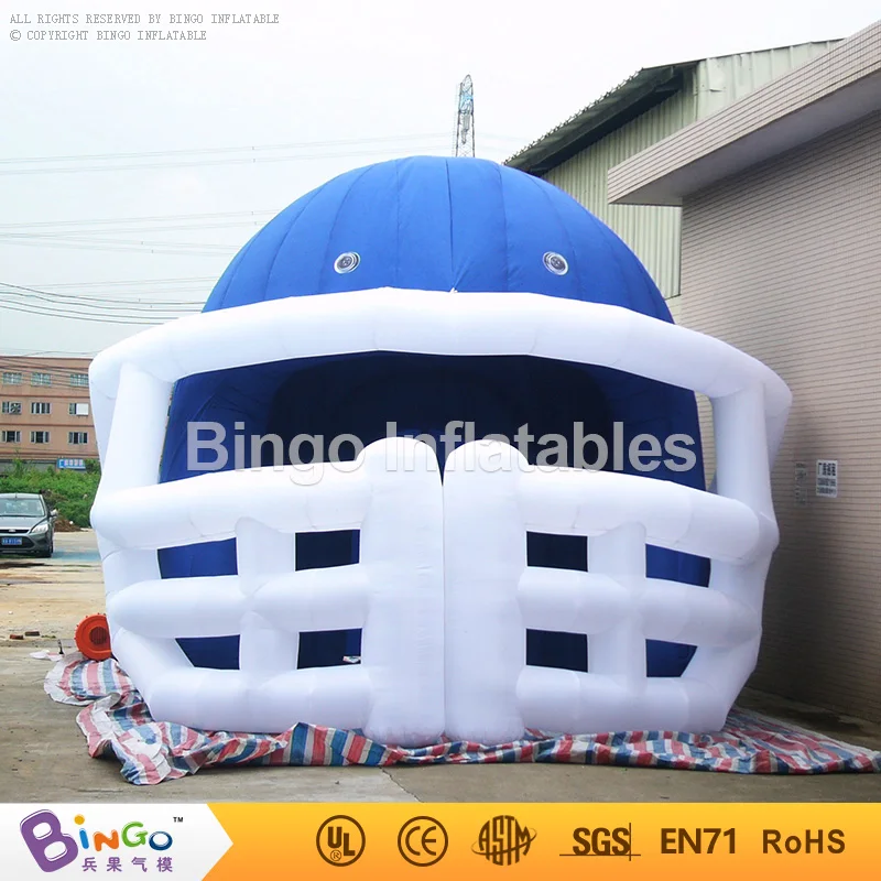  Hot inflatable sport tunnel 4.5M high inflatable football helmet tunnel tent for soccer sport event