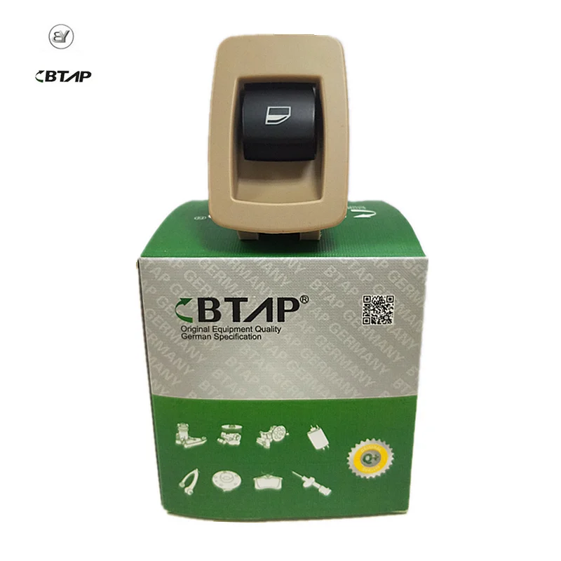 

BTAP New Beige Passenger Side Window Lifter Switch Button For BMW 1 3 X5 X6 Z4 E87 E90 E91 E92 E93 E70 E71 E89 61316945876