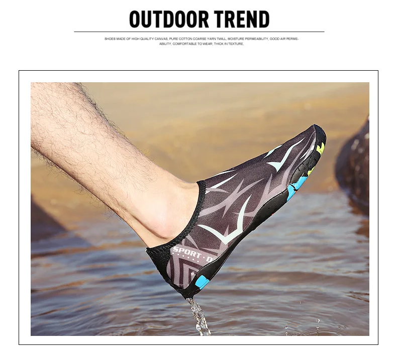 Clorts Summer Water Shoes Men Beach Sandals Upstream Aqua Shoes for Women (25)