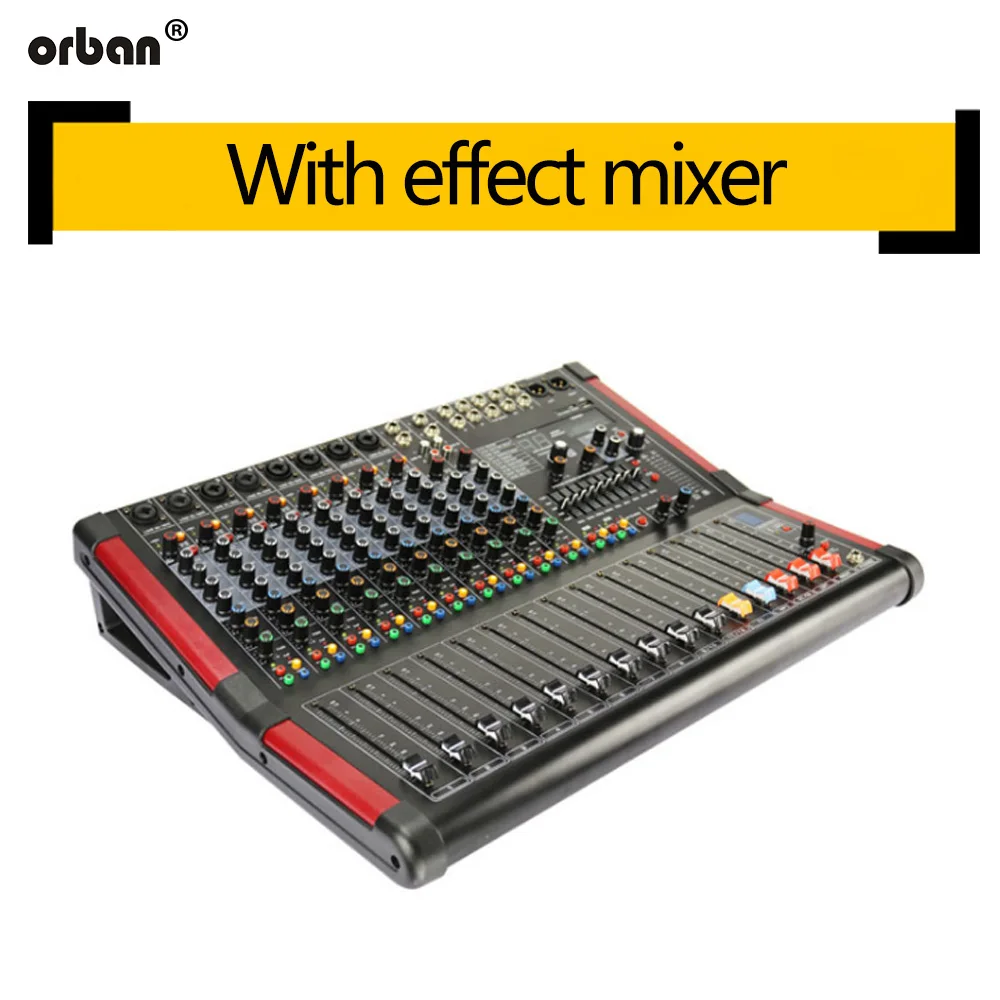 

12-channel pure-desktop Bluetooth 99-effect mixer outdoor stage show home