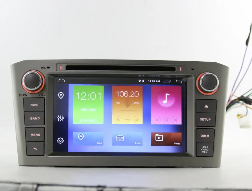 Top Android 9.0 Car DVD Stereo Multimedia Headunit Auto Radio GPS Navigation Video Audio For Black Toyota Avensis T25 2003-2008 3