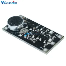 Mini FM nadajnik bezprzewodowy mikrofon moduł tablicy częstotliwości nadzoru dla Arduino regulowany kondensator DC 3V 9mA 88-115MHz