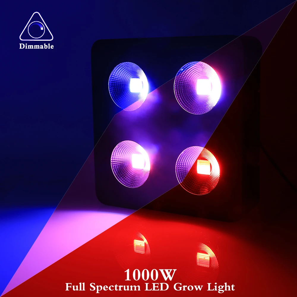 1000 Вт интегрированный COB Led Grow завод свет полный спектр для расти палатка садовые растения veges и гидропоники индикатор системы светать
