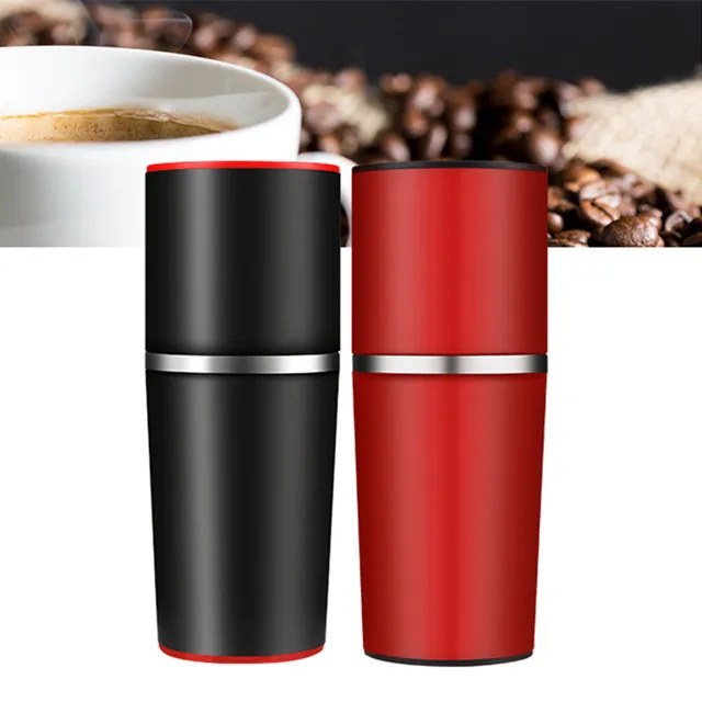 Portable Mug Coffee Machine Maker Manual Bean Grinder Portable Mug Coffee Machine Maker Manual Bean Grinder Multifunctional For Travel Camping Office Cup