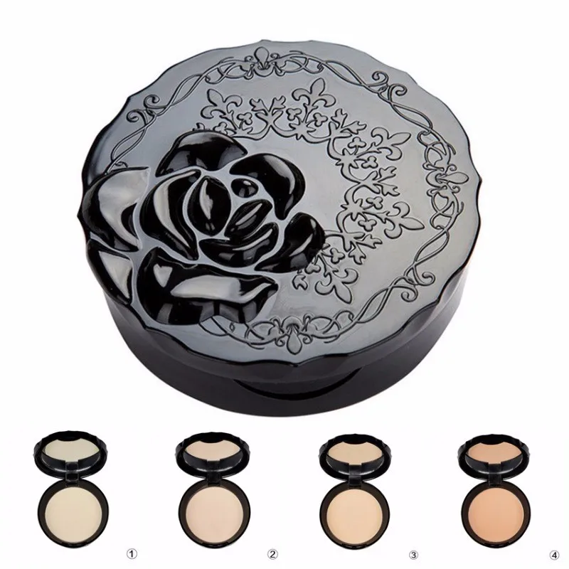 

6 Colors Face Makeup Oil Control Concealer Palette maquiagem Dry Pressed Powder Bronzers Whitening Finishing Powder Set Lasting