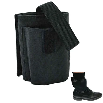 

80G Black Nylon Concealed Universal Black Carry Ankle Leg Pistol Gun Holster