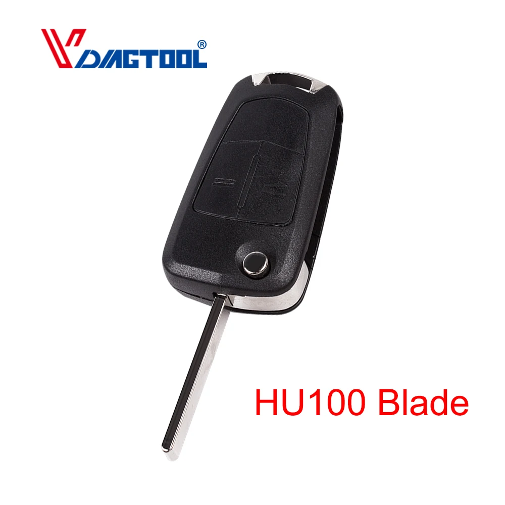 

Vdiagtool 2 3 buttons Flip Folding Remote Car Key Shell Case Fob Blank For Opel Vauxhall Astra Vectra Zafira HU100 blade No Logo