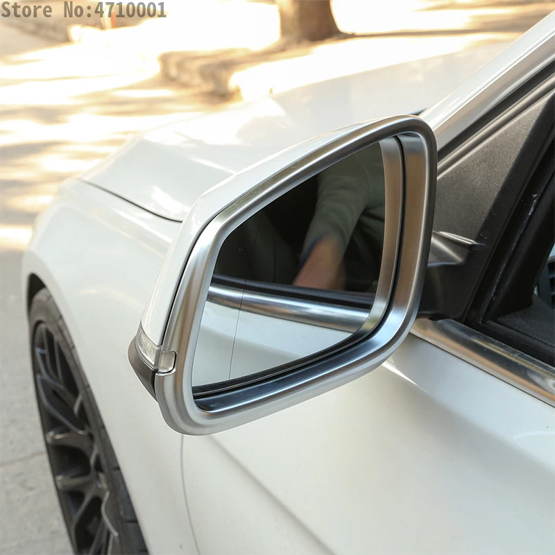 2 шт. ABS Chrome автомобилей боковой двери Зеркало заднего вида рамка крышки Накладка для BMW 3 серии F30 316li 320li автомобиль-Стайлинг Аксессуары
