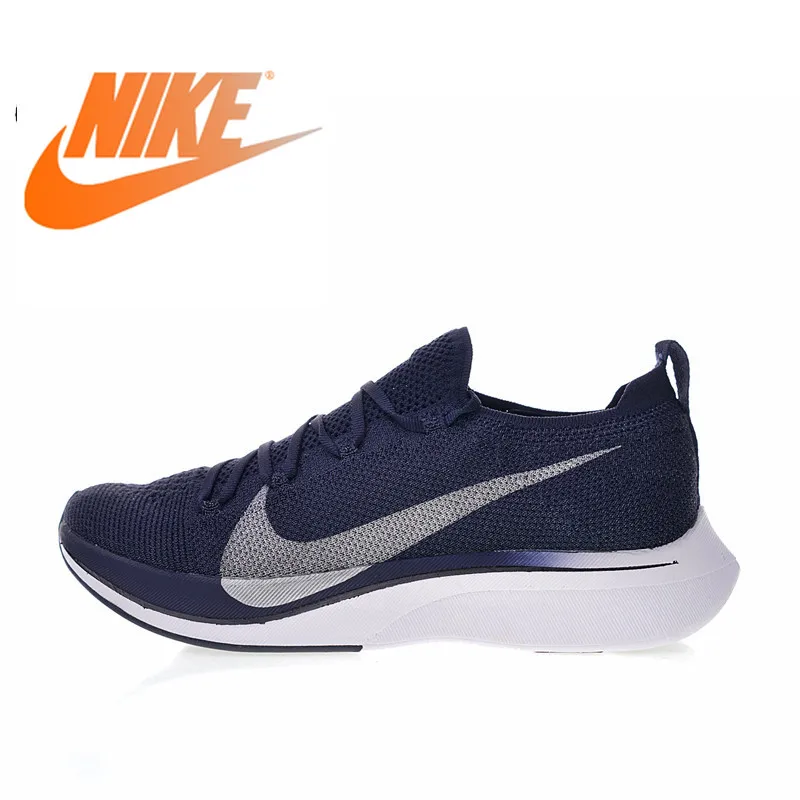 

Original Nike New Arrival Authentic Nike Vaporfly Flyknit 4% running shoes for men Mesh (Air mesh) AJ3857-405