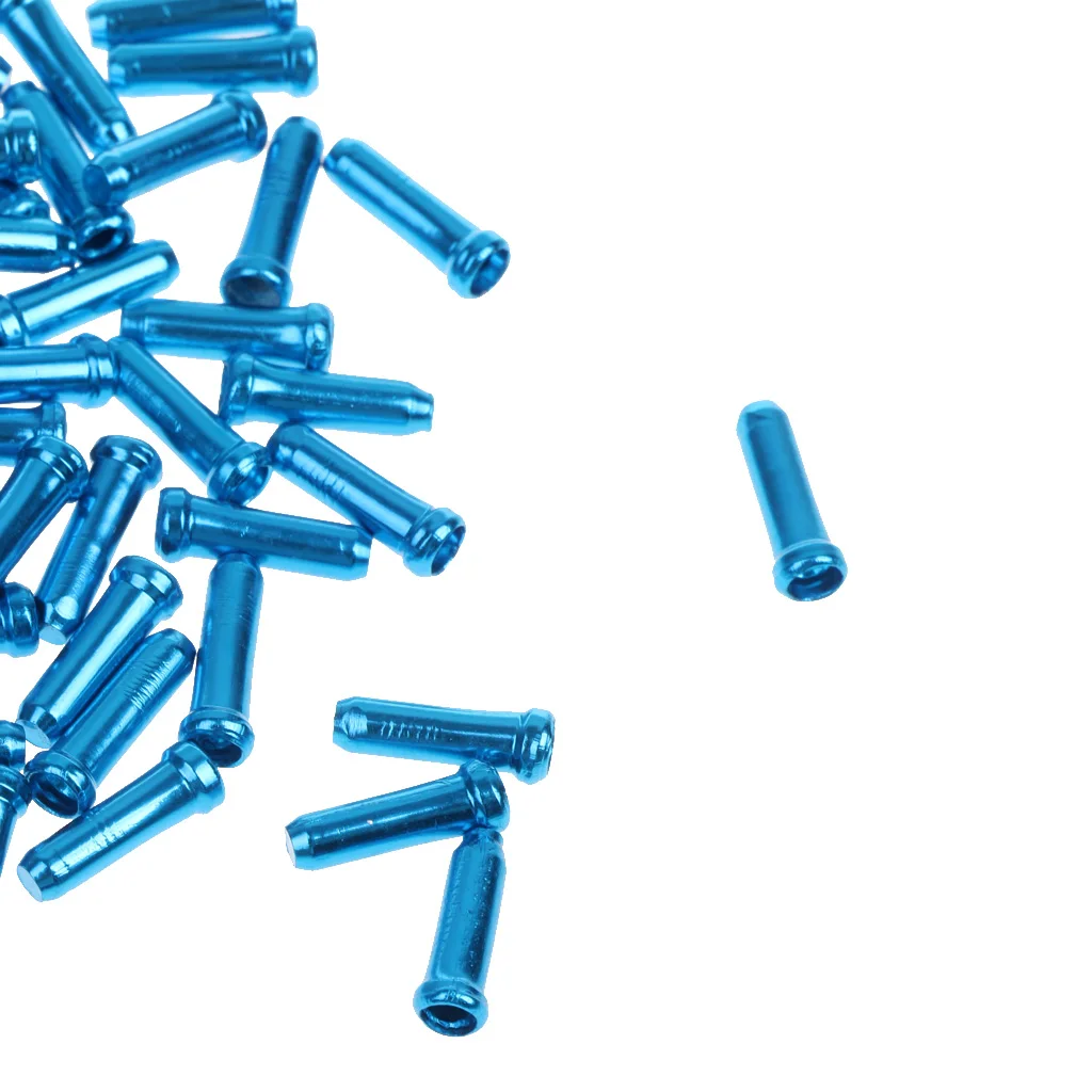 100pcs/set Bike Bicycle Brake Shifter Inner Cable Tips Wire End Cap Crimps