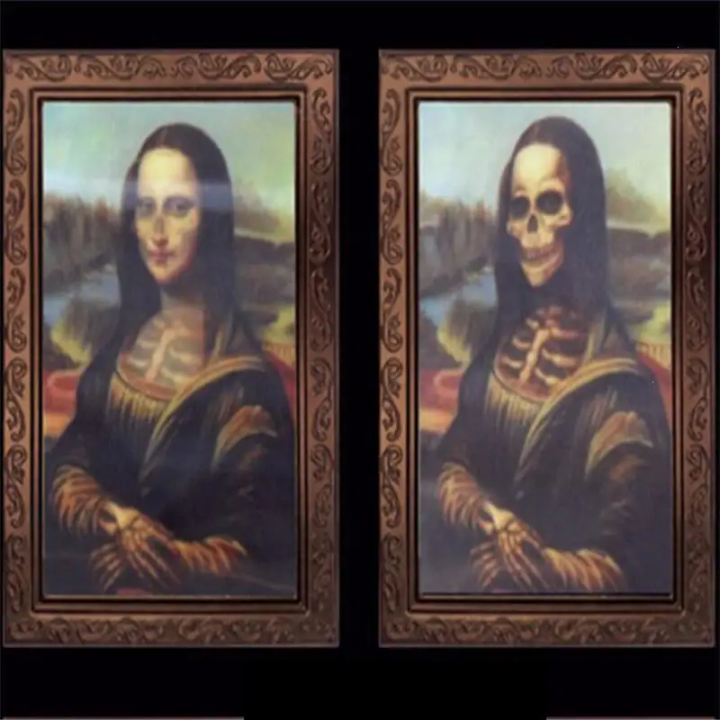 ghost face picture frame