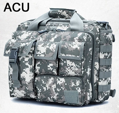 Модный нейлоновый мужской портфель 15," Сумка для ноутбука, деловой чехол, мужская сумка на плечо - Цвет: ACU