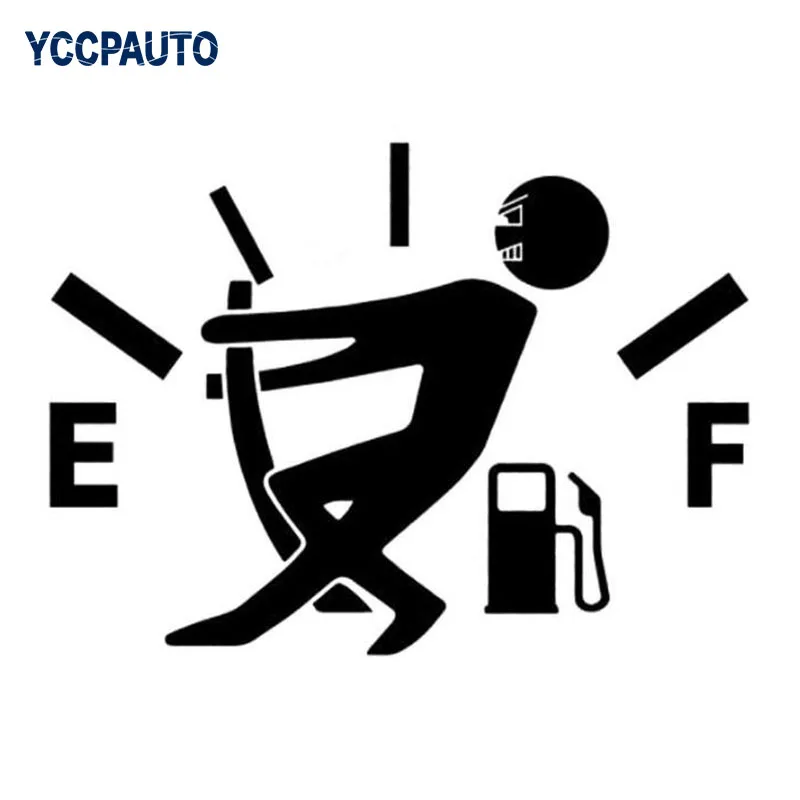 

Car Sticker High Gas Consumption Decals Fuel Gage Empty Funny Truck Motorcycle car-styling Reflective Decals Stickers 157x115mm
