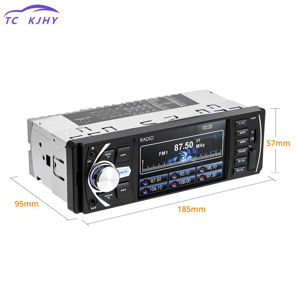 

2018 Auto Audio Stereo Autoradio Bluetooth 4.1 Inch 1 Din Car Radio Support Rear View Camera Usb Steering Wheel Remote Control