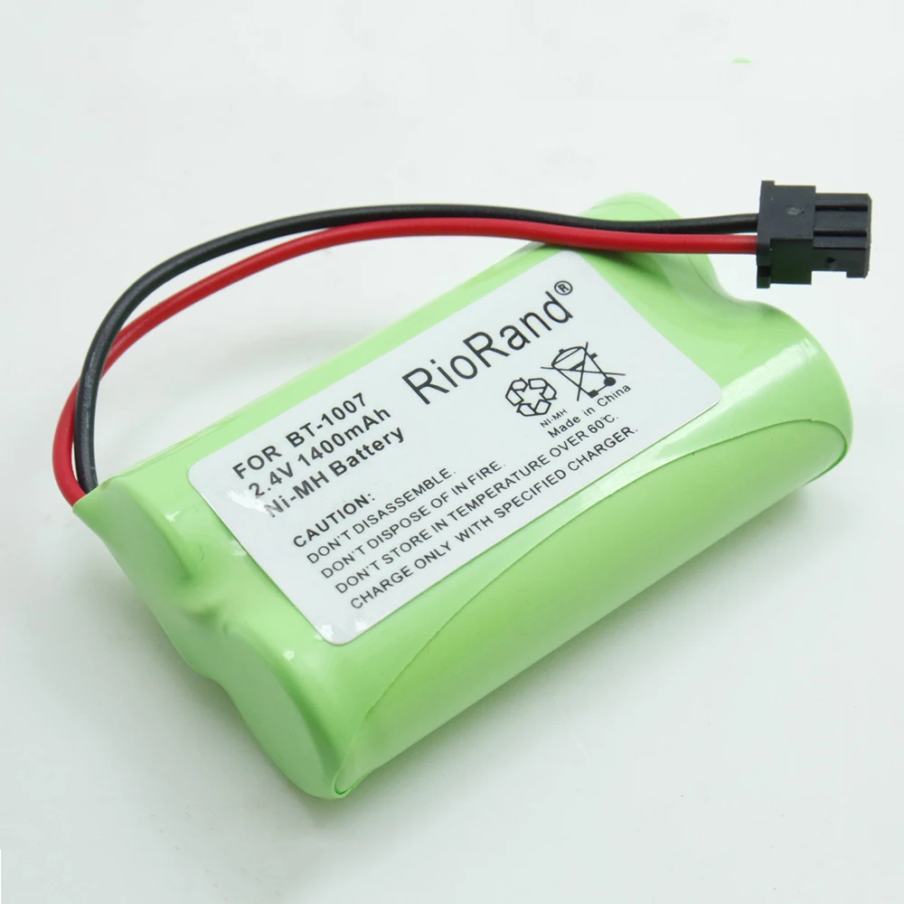 1 Pcs 2.4v 1400mah Nimh Cordless Phone Battery For Uniden Bt1007
