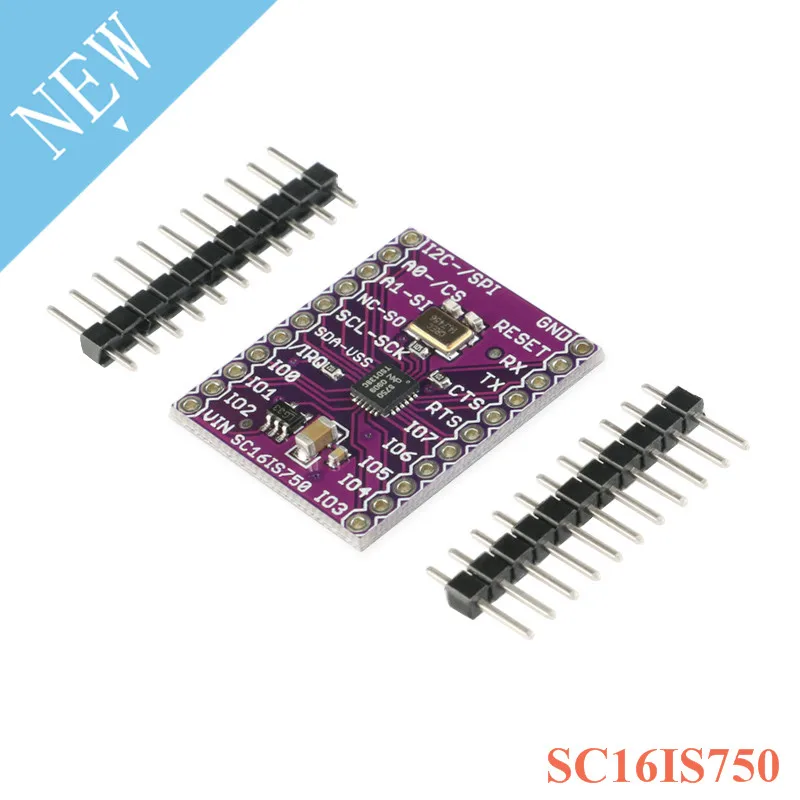 

CJMCU-750 SC16IS750 Single UART with I2C-bus/SPI interface