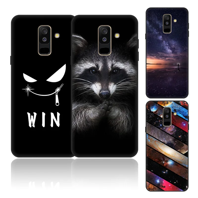 

Case For Samsung Galaxy A6 2018 Soft TPU Silicon Phone Cases Galaxy a6 2018 Cool Back Cover For Samsung Galaxy A6 A 6 Plus 2018