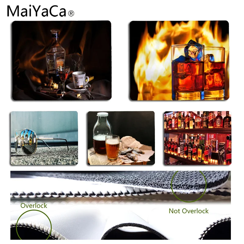 

MaiYaCa Whiskey Computer Gaming Mousemats Size for 25x29CM Speed Version Gaming Mousepads
