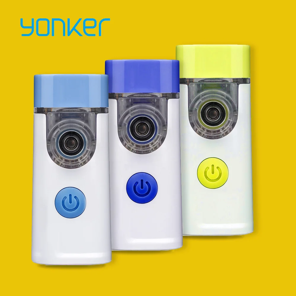 

Yonker Medical Nebulizer Handheld Asthma Inhaler Atomizer for Children Adult mini Portable Nebulizer USB Rechargeable Equipment