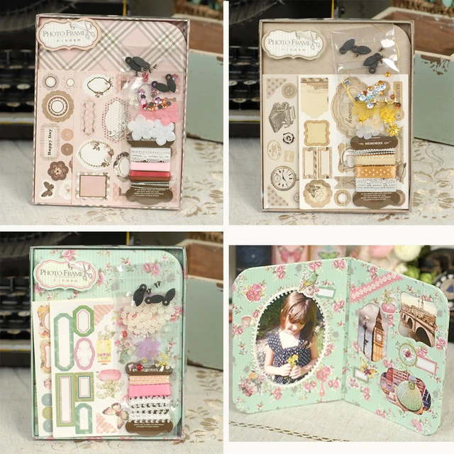 Buy cheap photo frame scrapbooking vintage floral