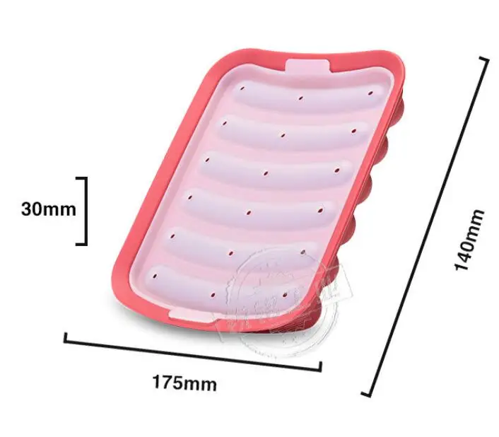 Силиконовые формы для колбасы домашние хот-доги кухонные пресс-формы стойка для колбасы коробка для колбасы силиконовые пищевые формы LU9111350