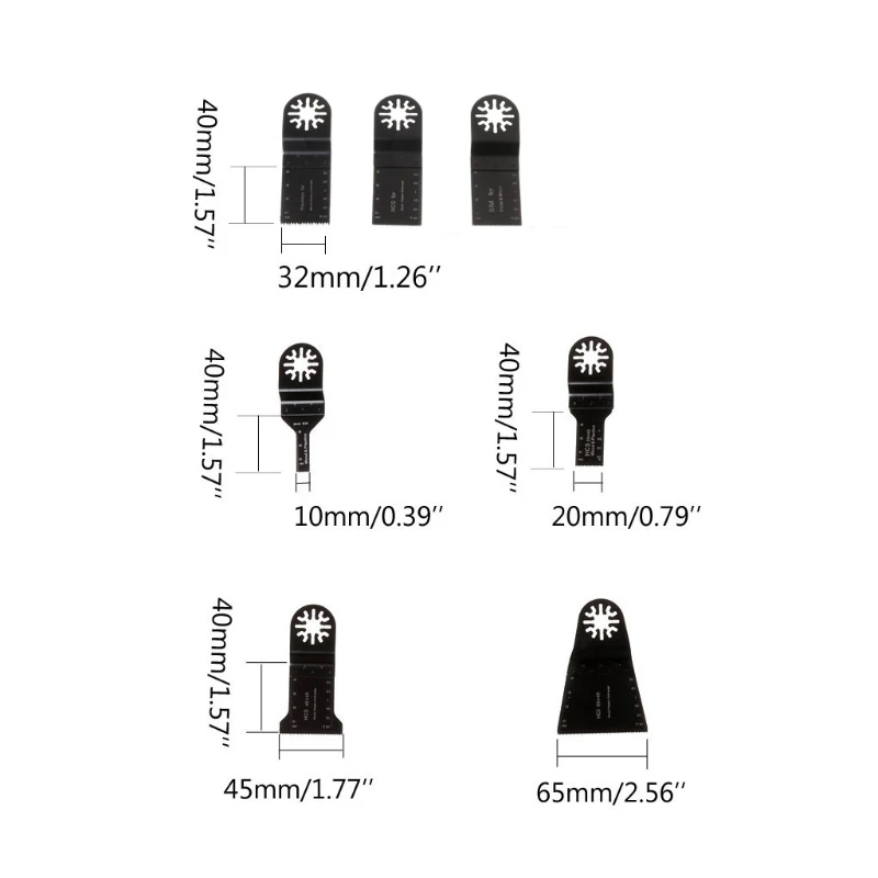 Лучший 38 шт./компл. смешивания колеблющихся мульти инструмент пилы для Фейн Bosch, Dremel Makita Skil Прямая Поддержка