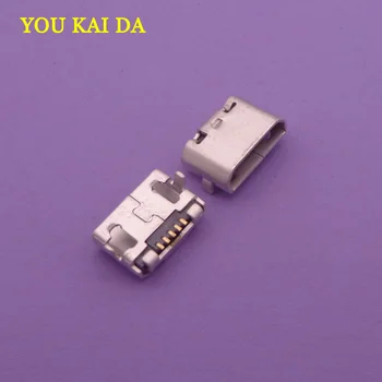 

20pc Mobile phone USB Jack Cable socket Small Horn MINI Micro female usb charging port connectors for Gionee GN700T GN700W GN320