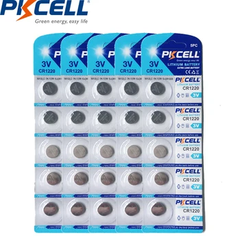

25x CR1220 3v lithium battery button cell coins batteries as CR1220 BR1220 DL1220 ECR1220, LM1220 E-CR1220