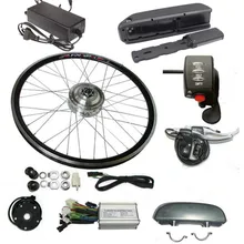 Новое поступление 36 V-48 V 10AH/12AH/15AH Аккумулятор для чайника велосипед электрический комплект передний/задний мотор горячая Распродажа в Европе комплект для электрического велосипеда