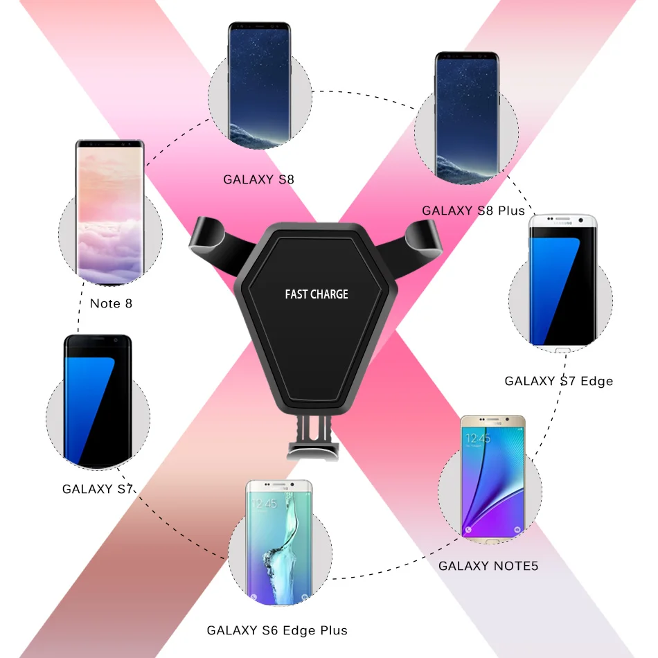 QI Wireless Car Charger Holder 3