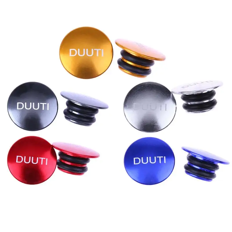 

1 Pair Mini BMX MTB Road Bike Grips Bicycle Cycling Handles Grips Caps Stoppers Aluminum Alloy Bike Handlebar Bar Tape End Plug