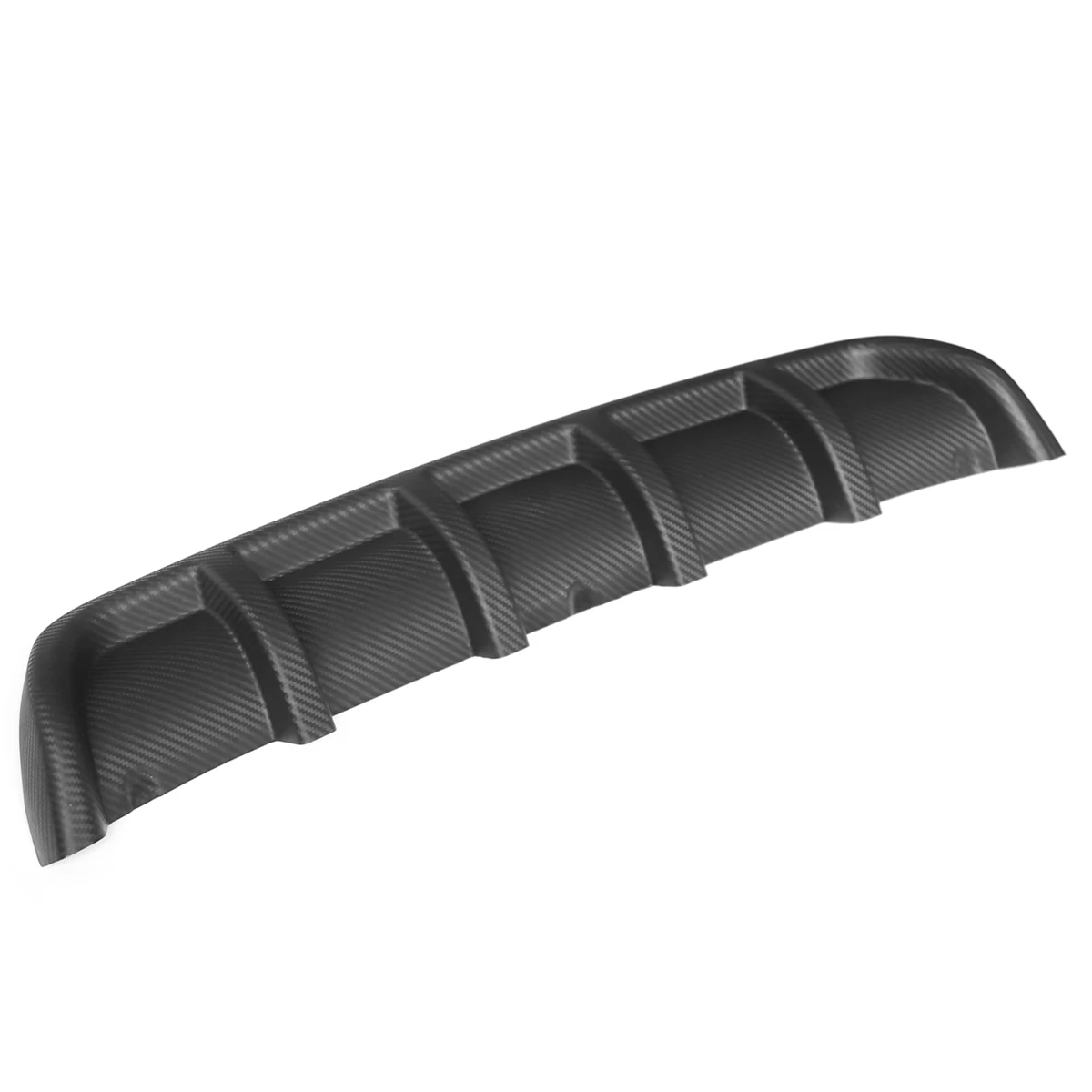 Fit Aerio Bolt On Carbon Fiber Texture Matte Finish ABS Rear Bumper Diffuser