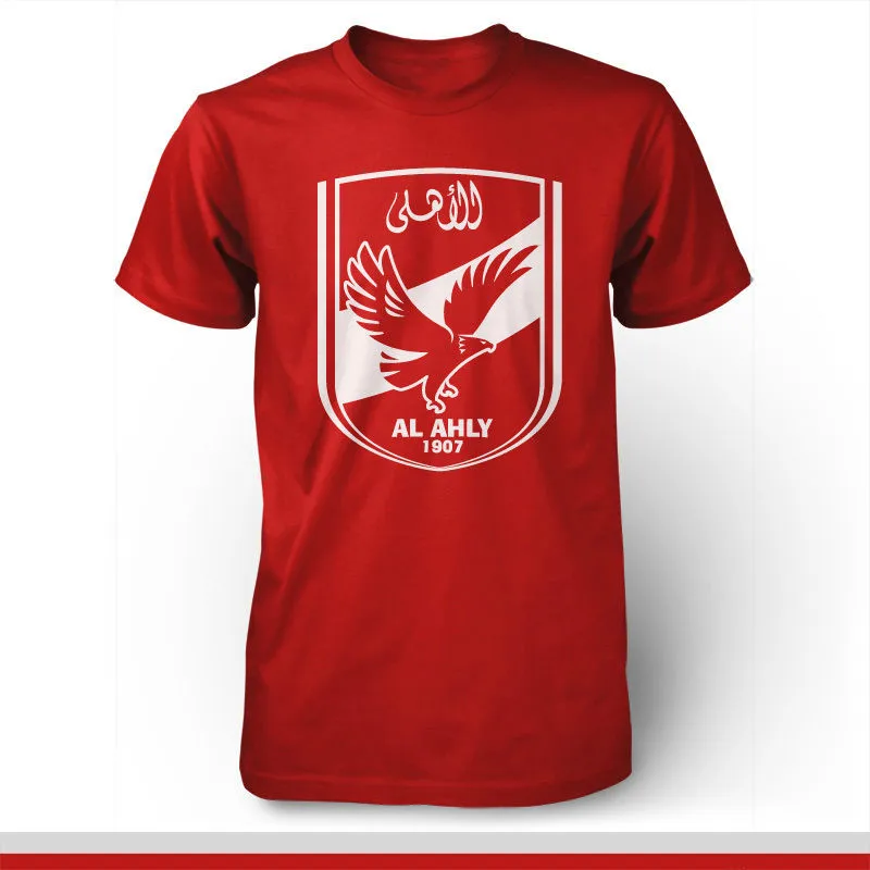 Al Ahly of Egypt Soccer Football T shirt Jersey Africa Alhy Print Tee