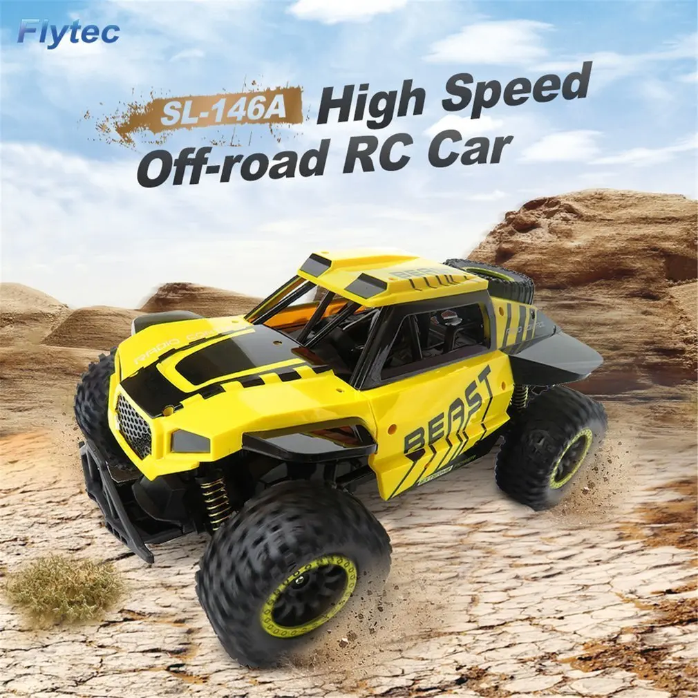 

Flytec SL-146A1/18 Scale 2.4Ghz 4WD 30km/h High Speed RC Crawler Climber Buggy Off-Road Rock RC Remote Control Car RTR