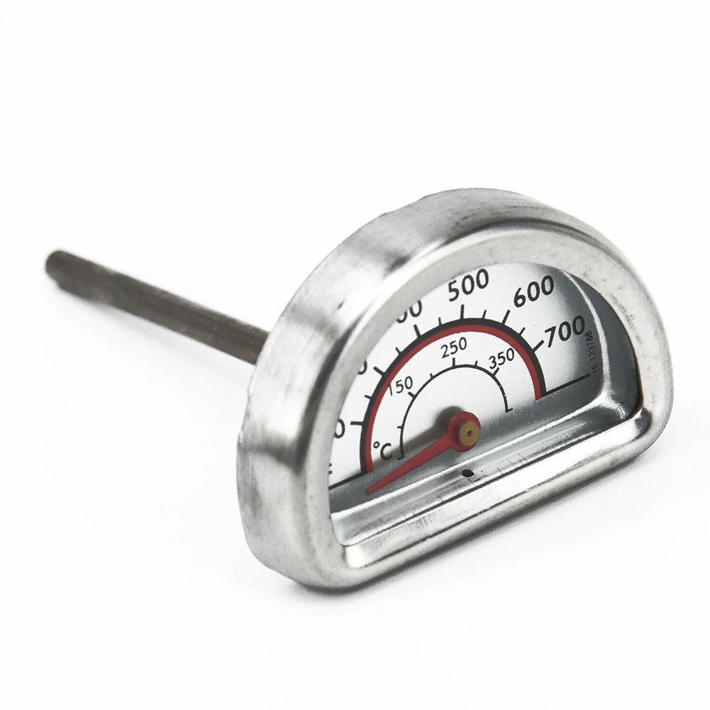 

Portable Stainless Steel Meat Thermometer Barbecue Semicircle Mini Heat Indicator Home Kitchen Food Dial Display Grill Cooking