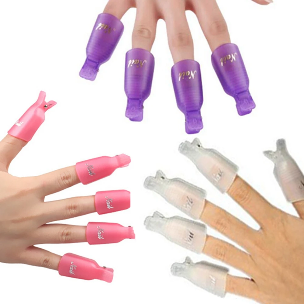 Buy 10Pcs/box Reusable Gel Nail Polish Remover Nail