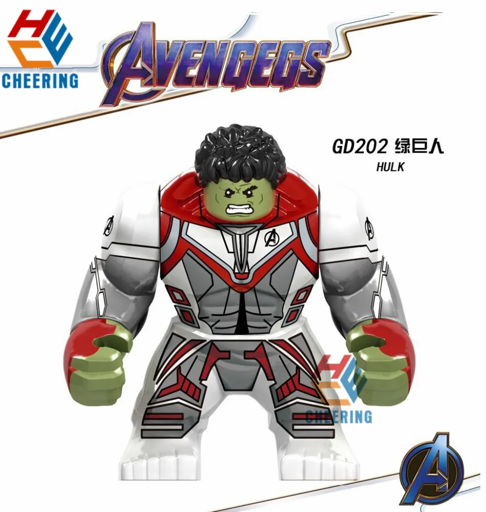 

Single Sale 7CM Big Size Infinity War Avengers Korg Hulk Super Heroes Building Blocks Figures Best Gift For Children GD202