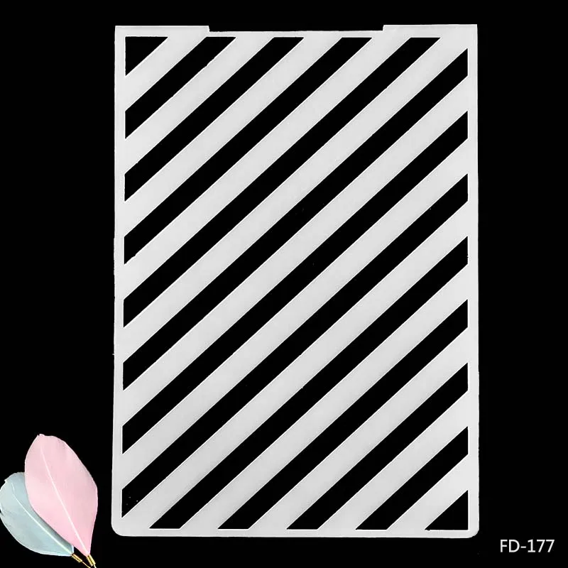 Kinds of Embossing Folders Plastic Scrapbooking For DIY Scrapbook Album Card Decorating Tool Crafts Card Paper Making Decoratio