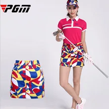 PGM Женская юбка с принтом Спортивная юбка для гольфа мягкая удобная дышащая Спортивная юбка эластичная подкладка трусы XS M XXL