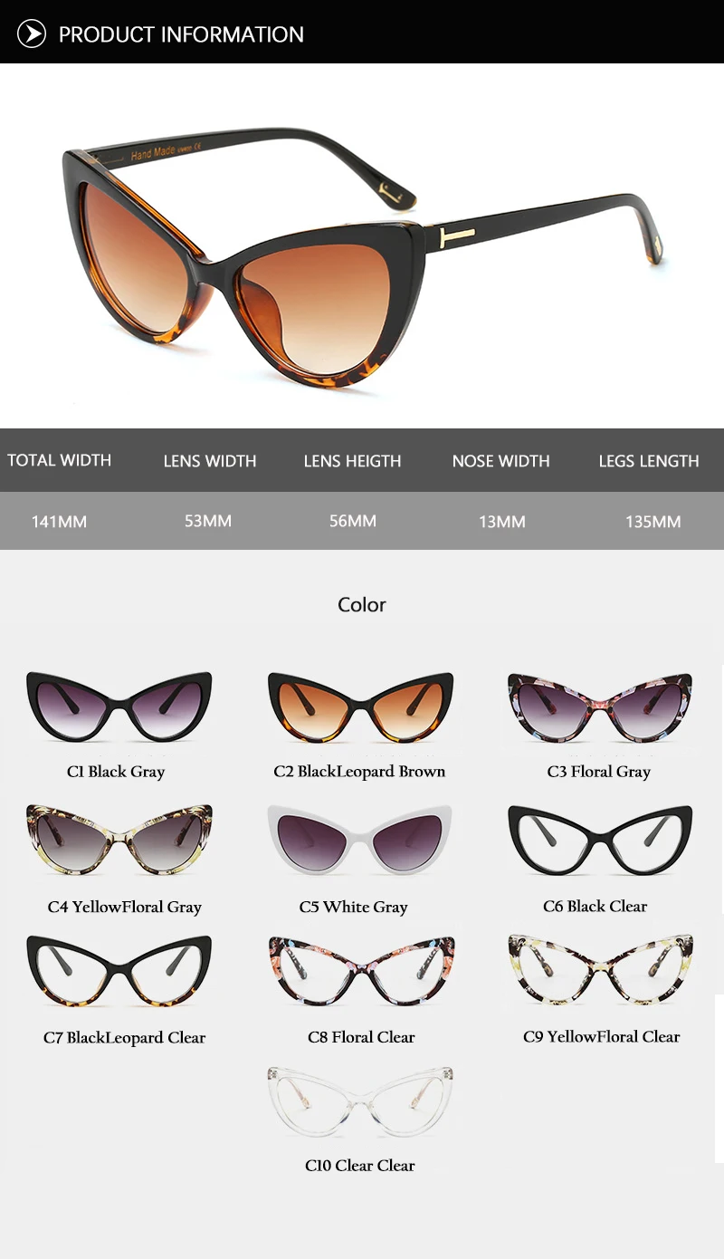 2018 News Cat Eye Sunglasses (31)