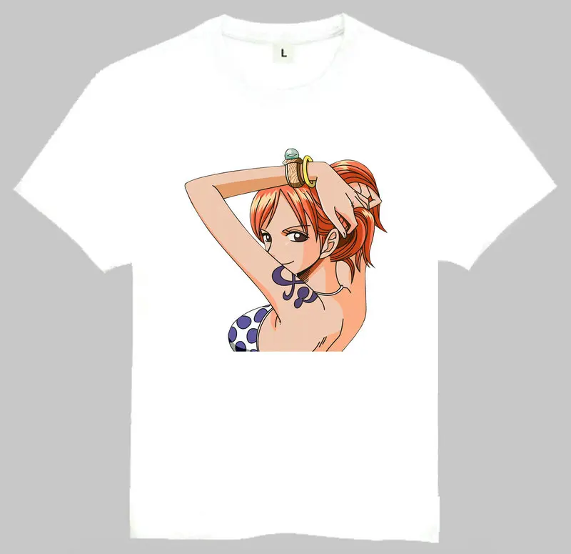 One Piece Characters Luffy Nami T Shirts One piece Merchandise Up