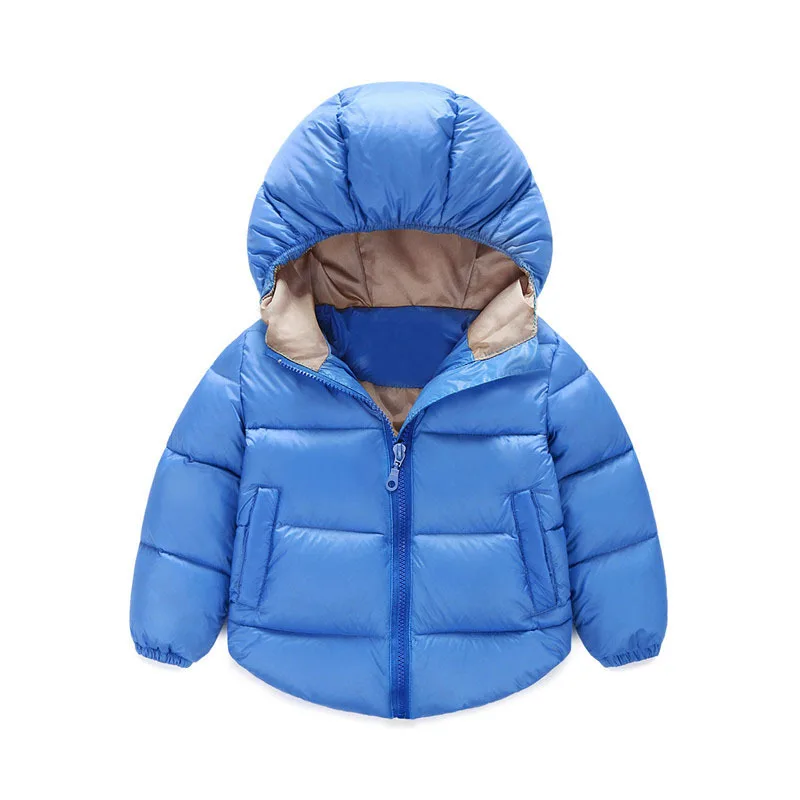 Куртка для маленьких мальчиков г., осенне-зимняя куртка для мальчиков, пуховая куртка с капюшоном детская теплая верхняя одежда, пальто для маленьких мальчиков, одежда для детей от 2 до 10 лет - Цвет: as picture